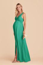 Annelise Turquoise back view bridesmaid dress