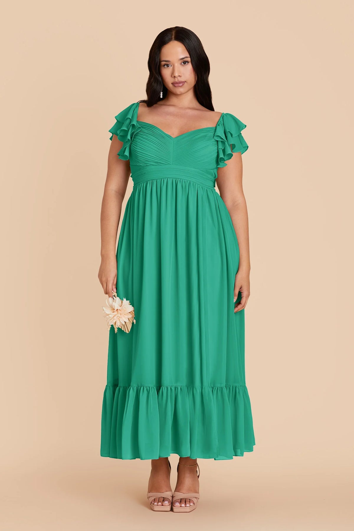 Talia Turquoise alternate view 1 bridesmaid dress