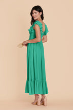 Talia Turquoise alternate view 3 bridesmaid dress
