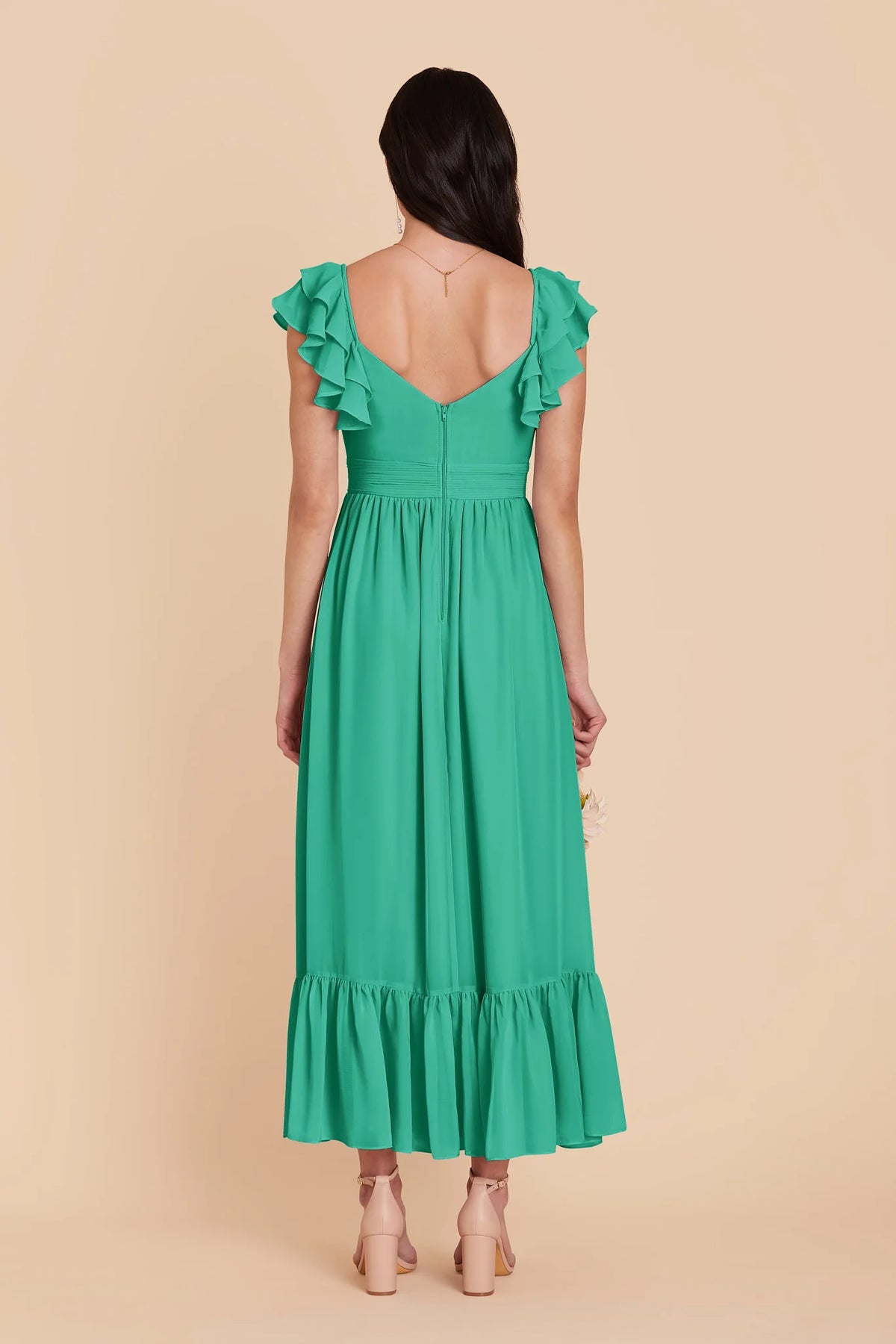 Talia Turquoise alternate view 4 bridesmaid dress