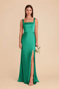 Elowen Turquoise front view bridesmaid dress