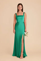Elowen Turquoise front view bridesmaid dress