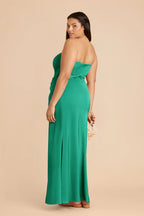 Lucienne Turquoise alternate view 6 bridesmaid dress