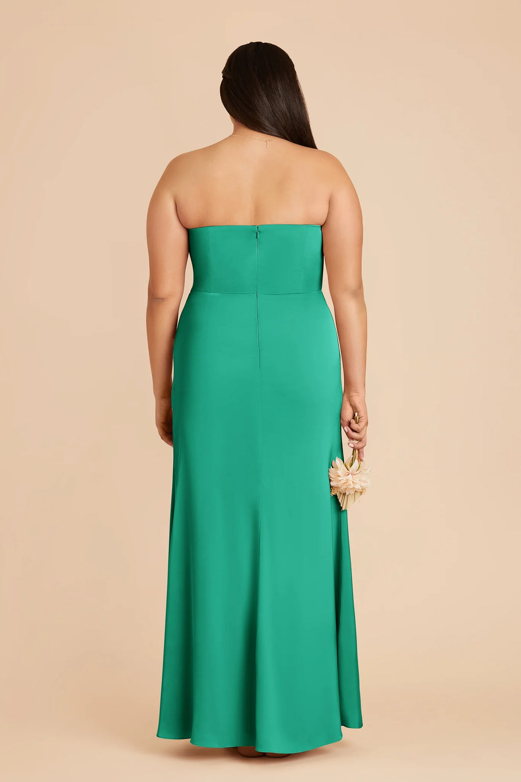 Lucienne Turquoise back view bridesmaid dress