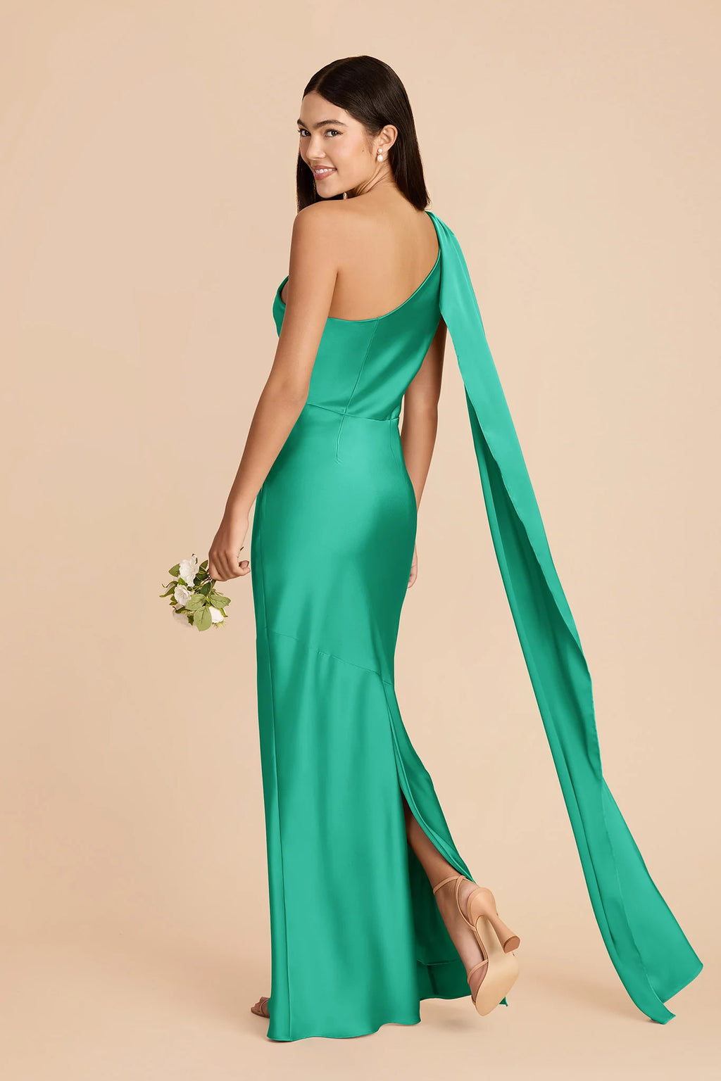 Ariadne Turquoise alternate view 3 bridesmaid dress
