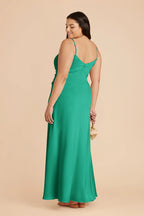 Elara Turquoise back view bridesmaid dress