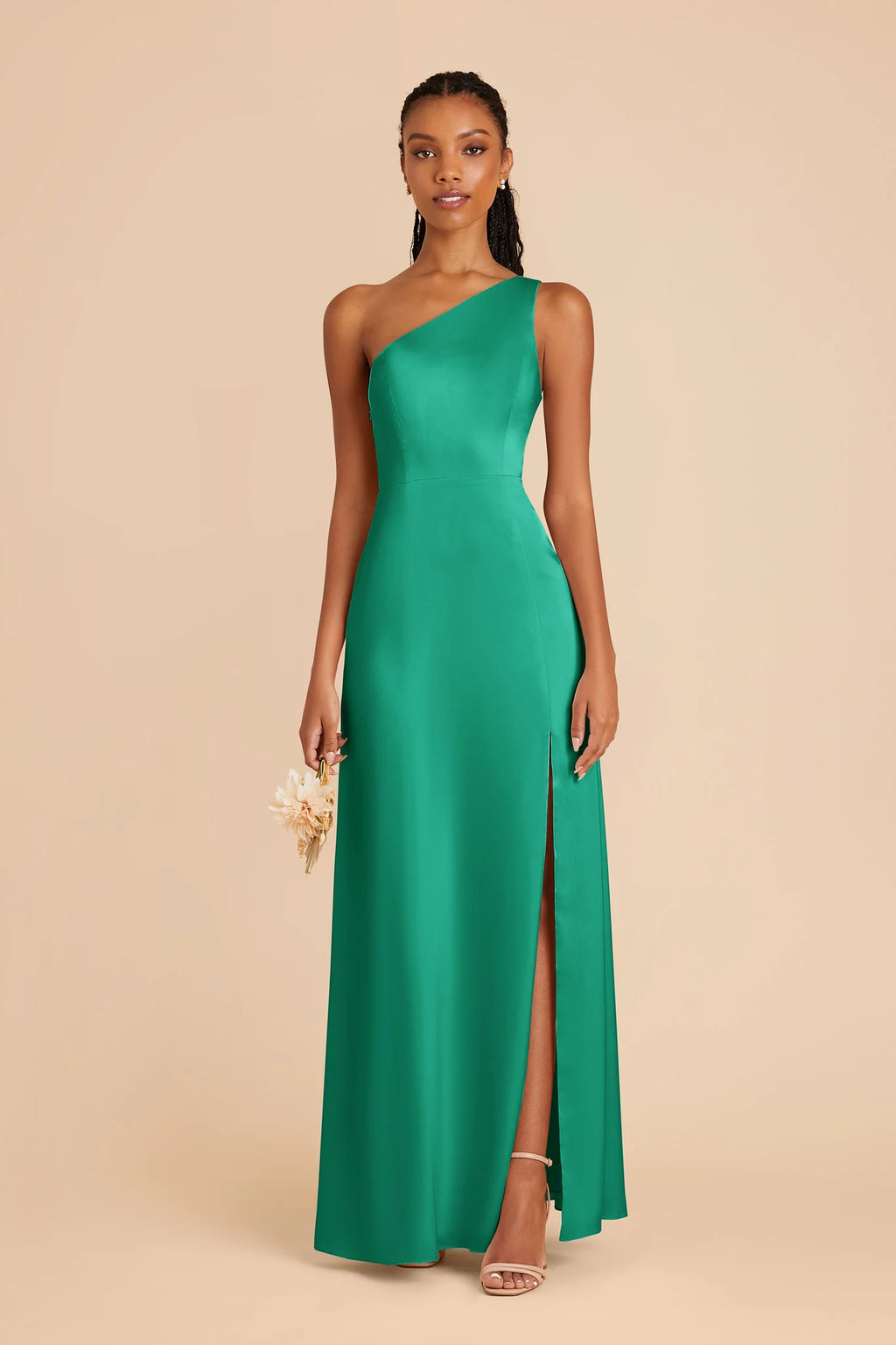 Briar Turquoise front view bridesmaid dress