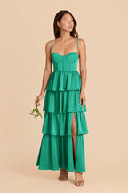 Calista Turquoise alternate view 1 bridesmaid dress