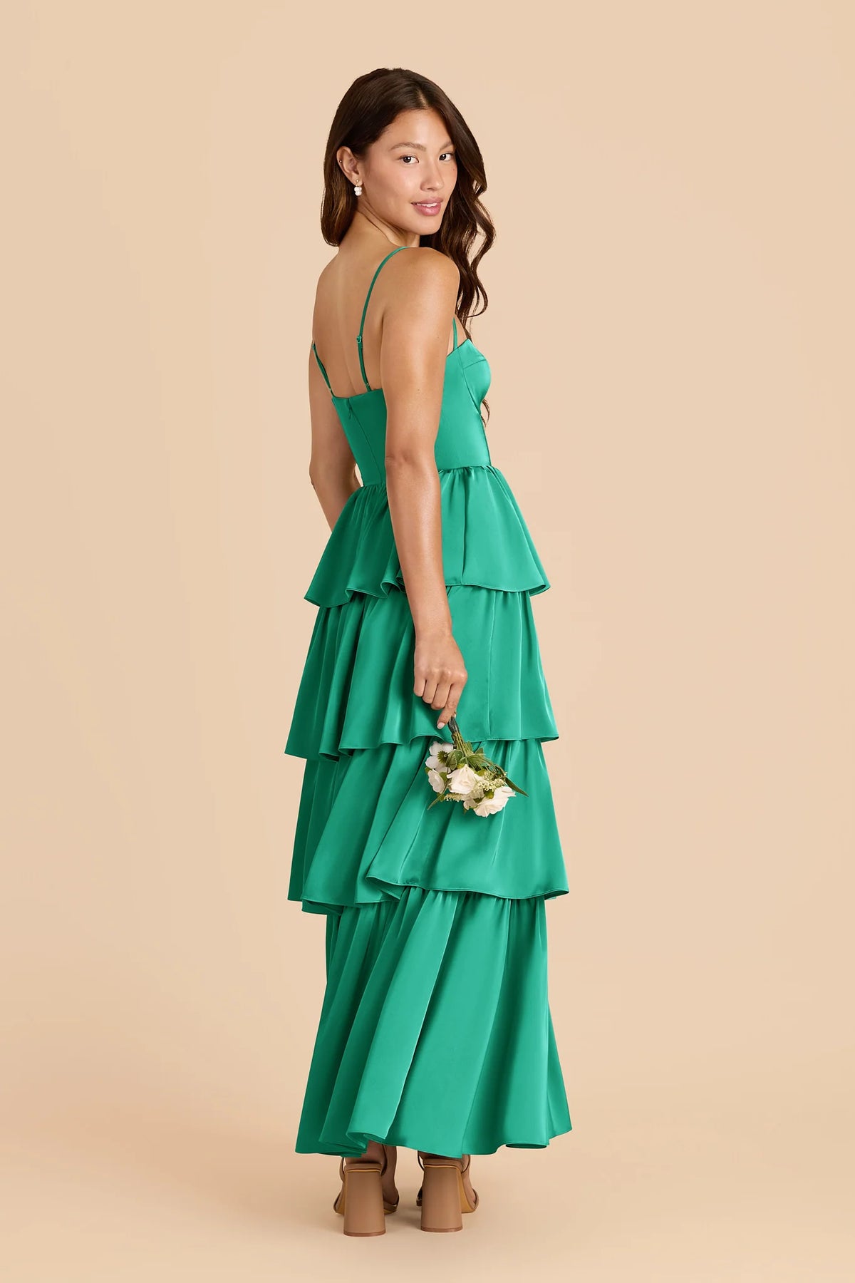 Calista Turquoise alternate view 2 bridesmaid dress