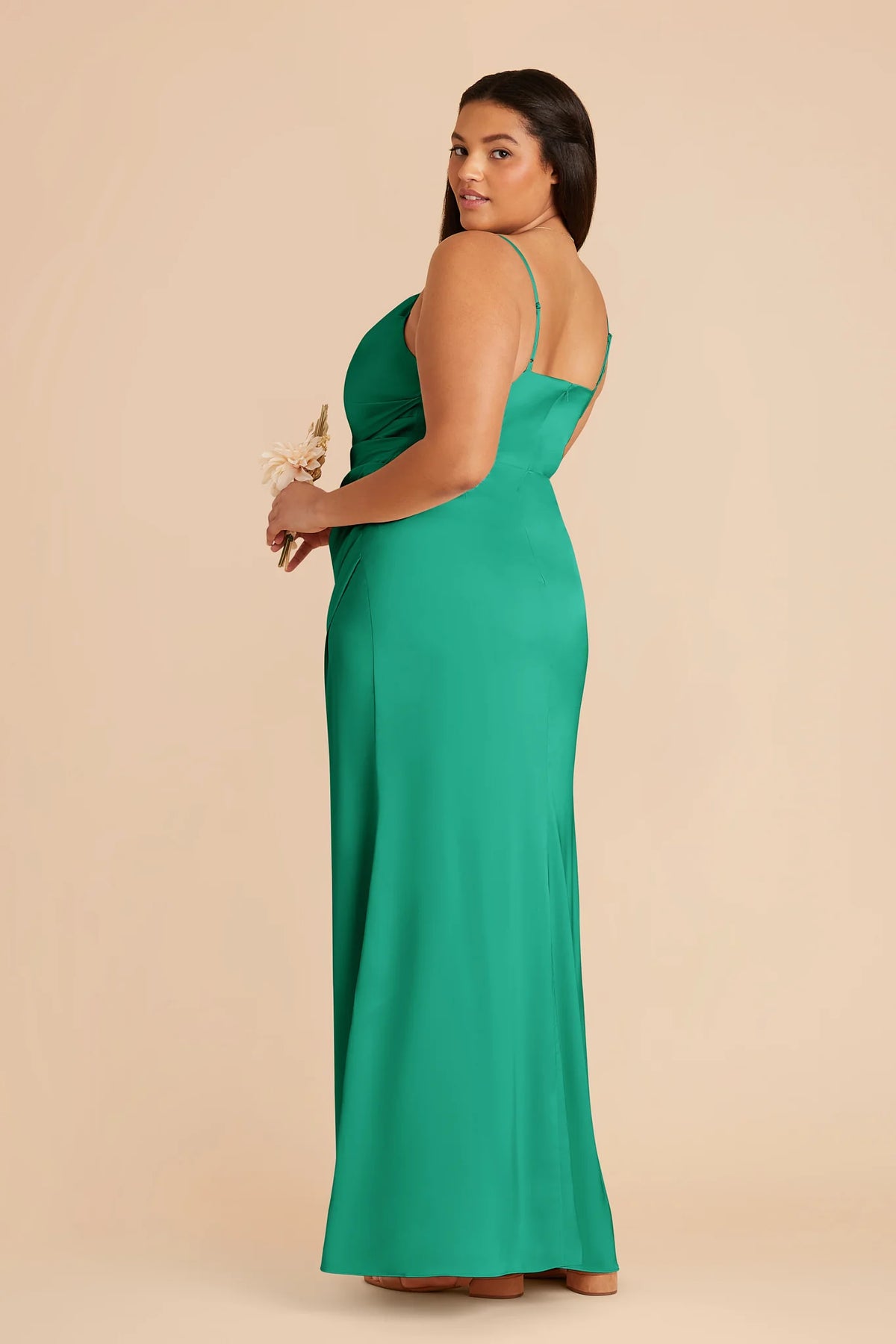 Sabine Turquoise back view bridesmaid dress