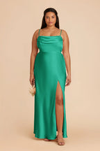 Corinne Turquoise alternate view 7 bridesmaid dress