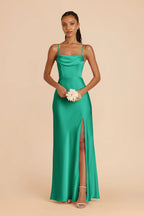 Corinne Turquoise alternate view 3 bridesmaid dress