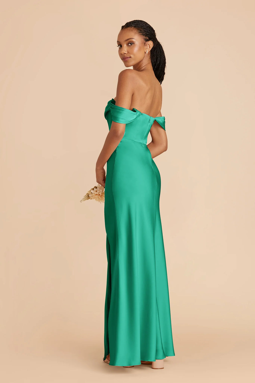 Corinne Turquoise alternate view 4 bridesmaid dress