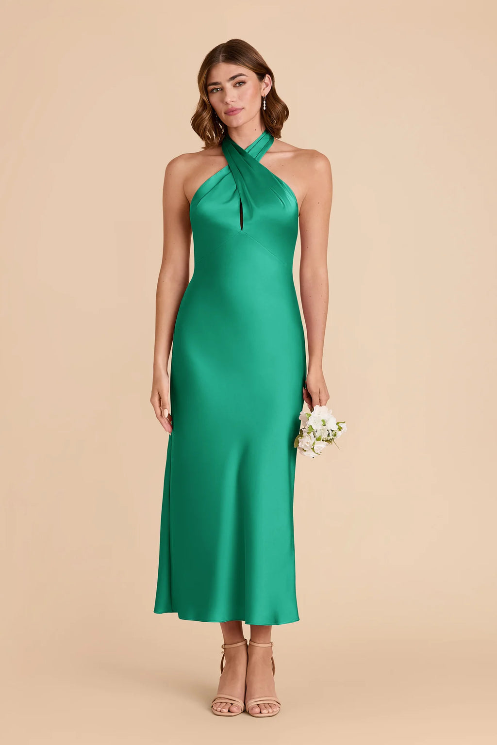 Seraphine Turquoise front view bridesmaid dress