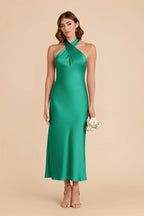 Seraphine Turquoise front view bridesmaid dress