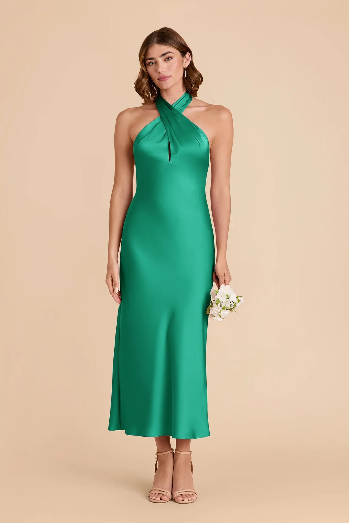 Seraphine Turquoise front view bridesmaid dress