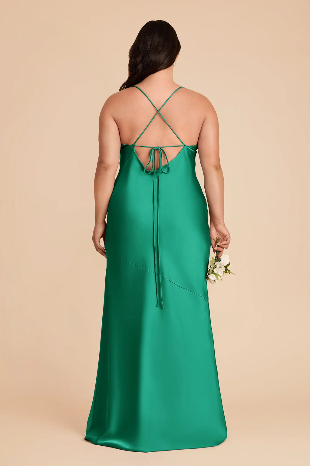 Estelle Turquoise back view bridesmaid dress