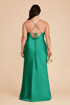 Estelle Turquoise back view bridesmaid dress