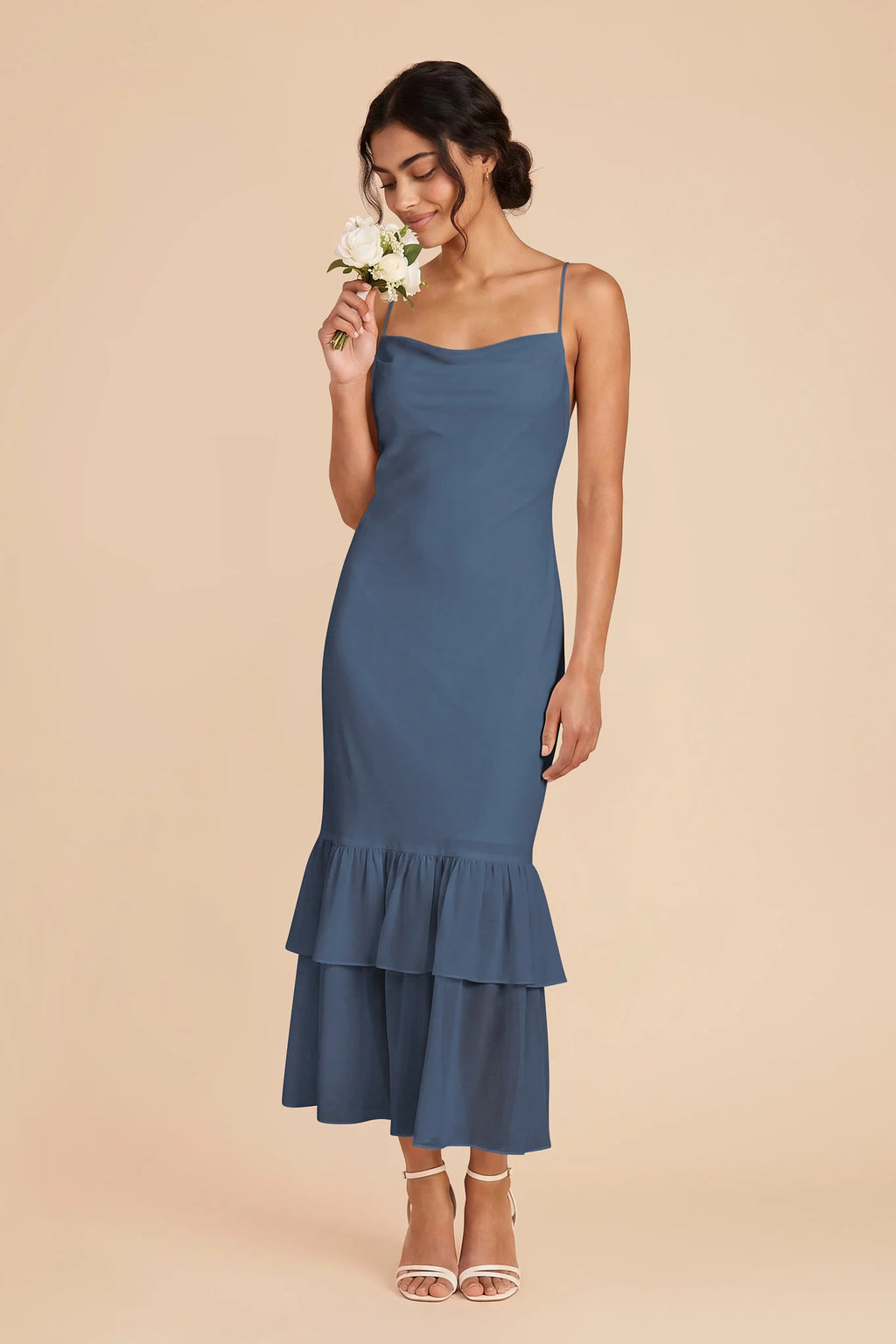 Liora Twilight front view bridesmaid dress