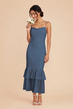 Liora Twilight front view bridesmaid dress
