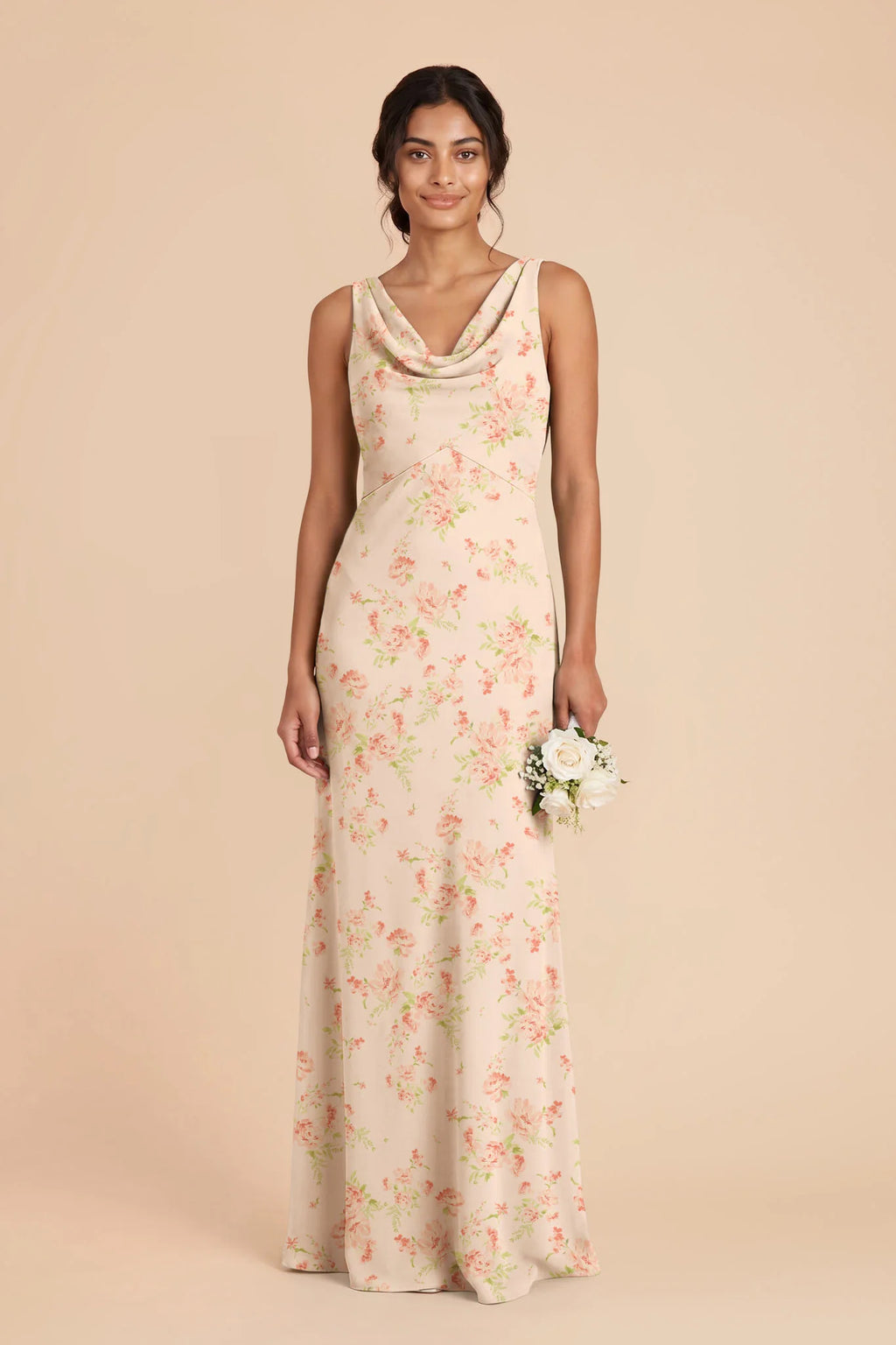 Odette Whimsical Blooms front view bridesmaid dress