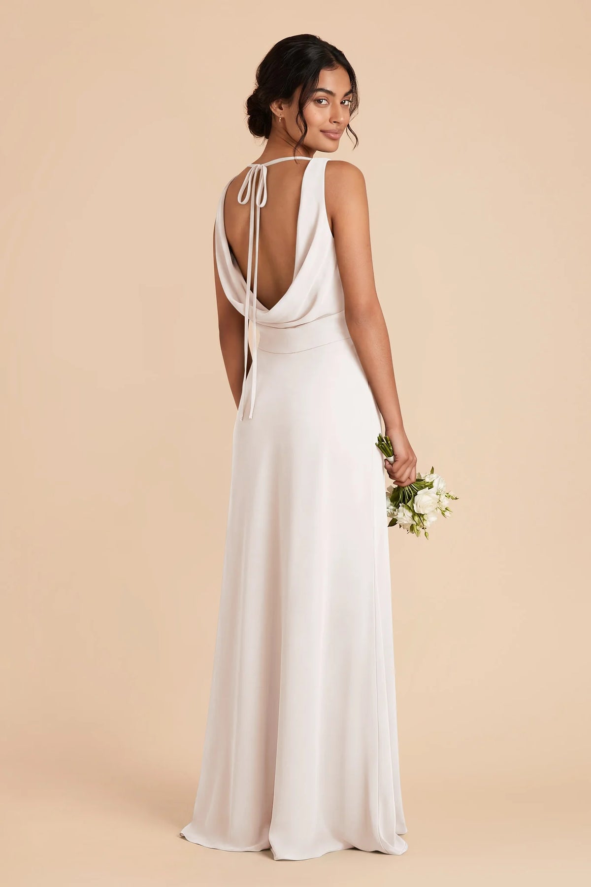 Odette White alternate view 2 bridesmaid dress