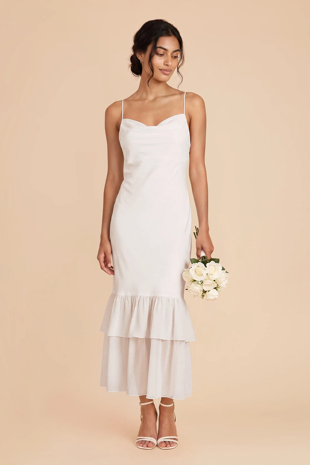 Liora White alternate view 1 bridesmaid dress