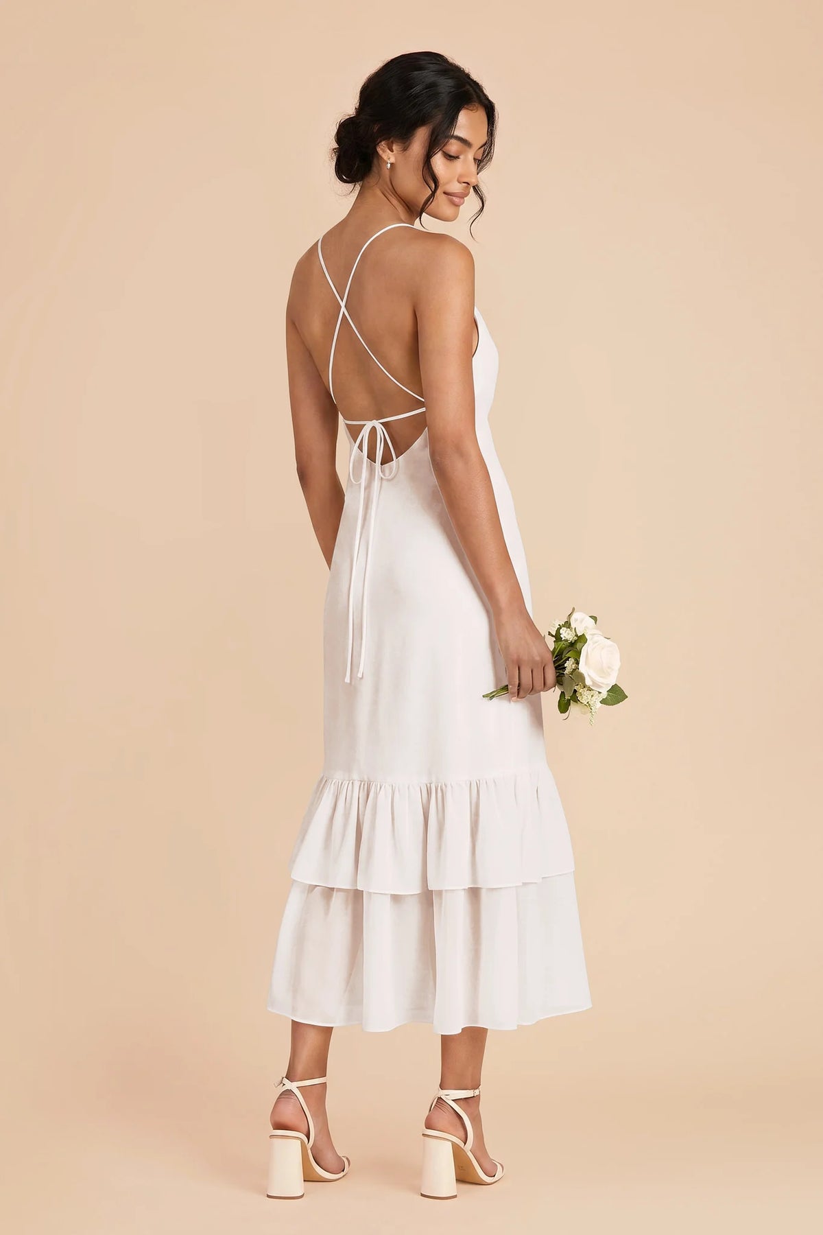 Liora White alternate view 2 bridesmaid dress