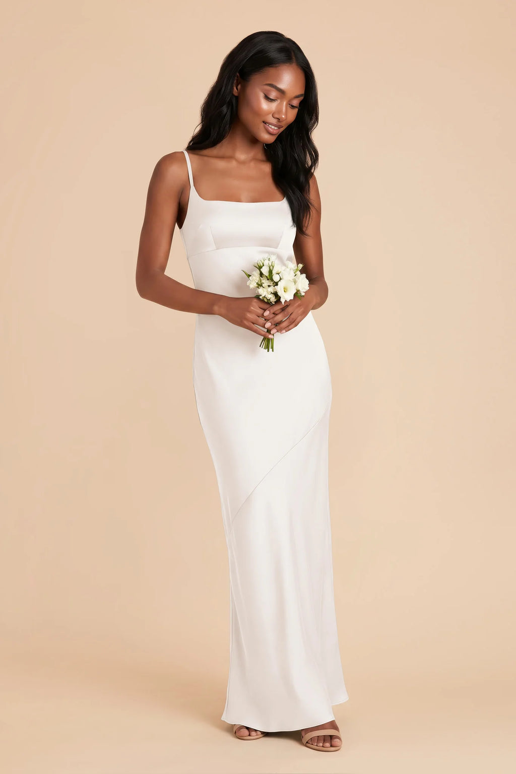 Noelle White alternate view 1 bridesmaid dress