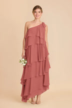 Marisol Wild Rose front view bridesmaid dress