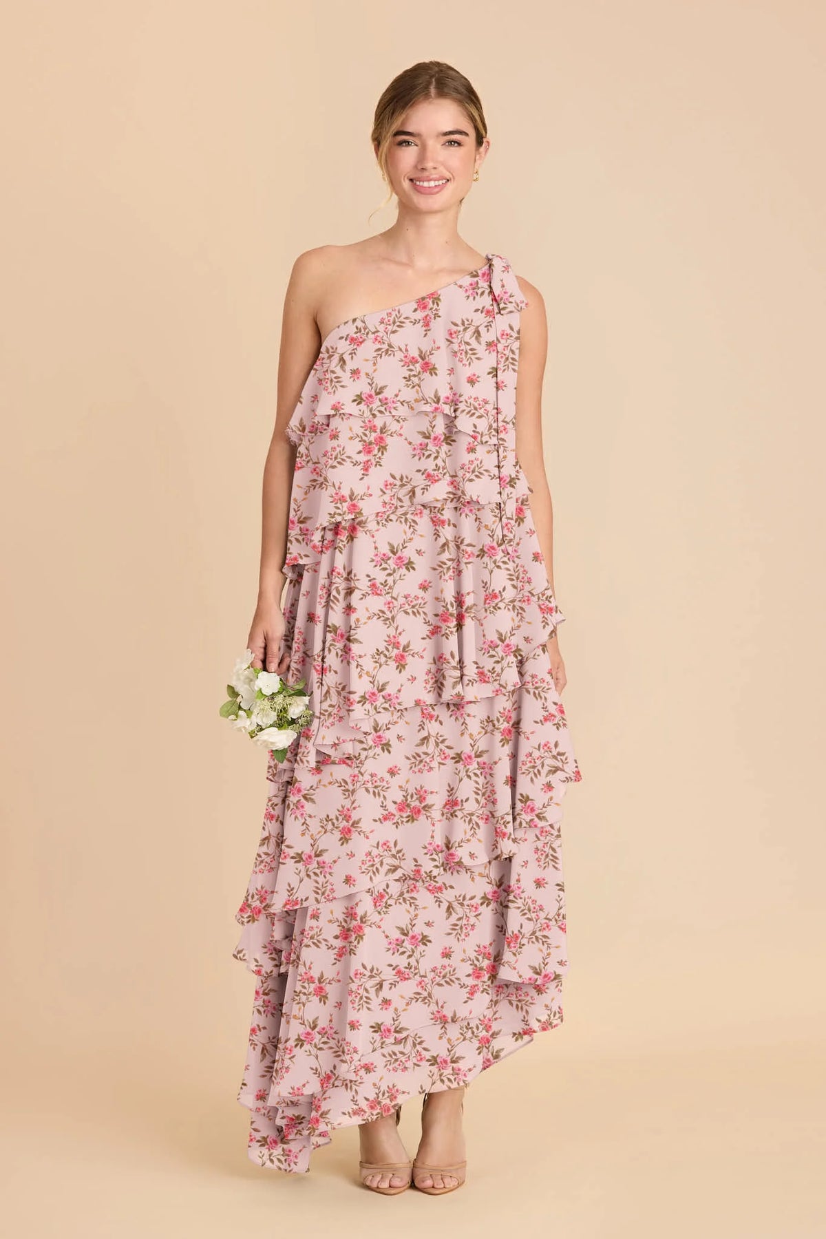 Marisol Wild Rose Garden front view bridesmaid dress