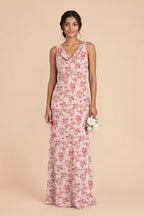 Odette Wild Rose Garden front view bridesmaid dress
