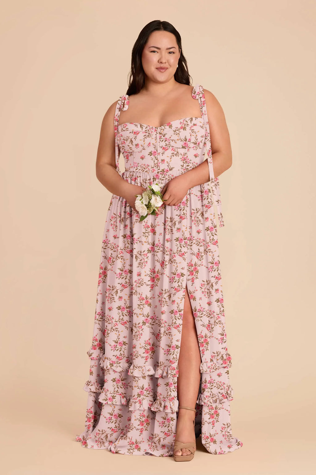 Daphne Wild Rose Garden alternate view 1 bridesmaid dress