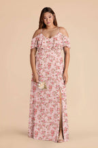 Genevieve Wild Rose Garden alternate view 1 bridesmaid dress