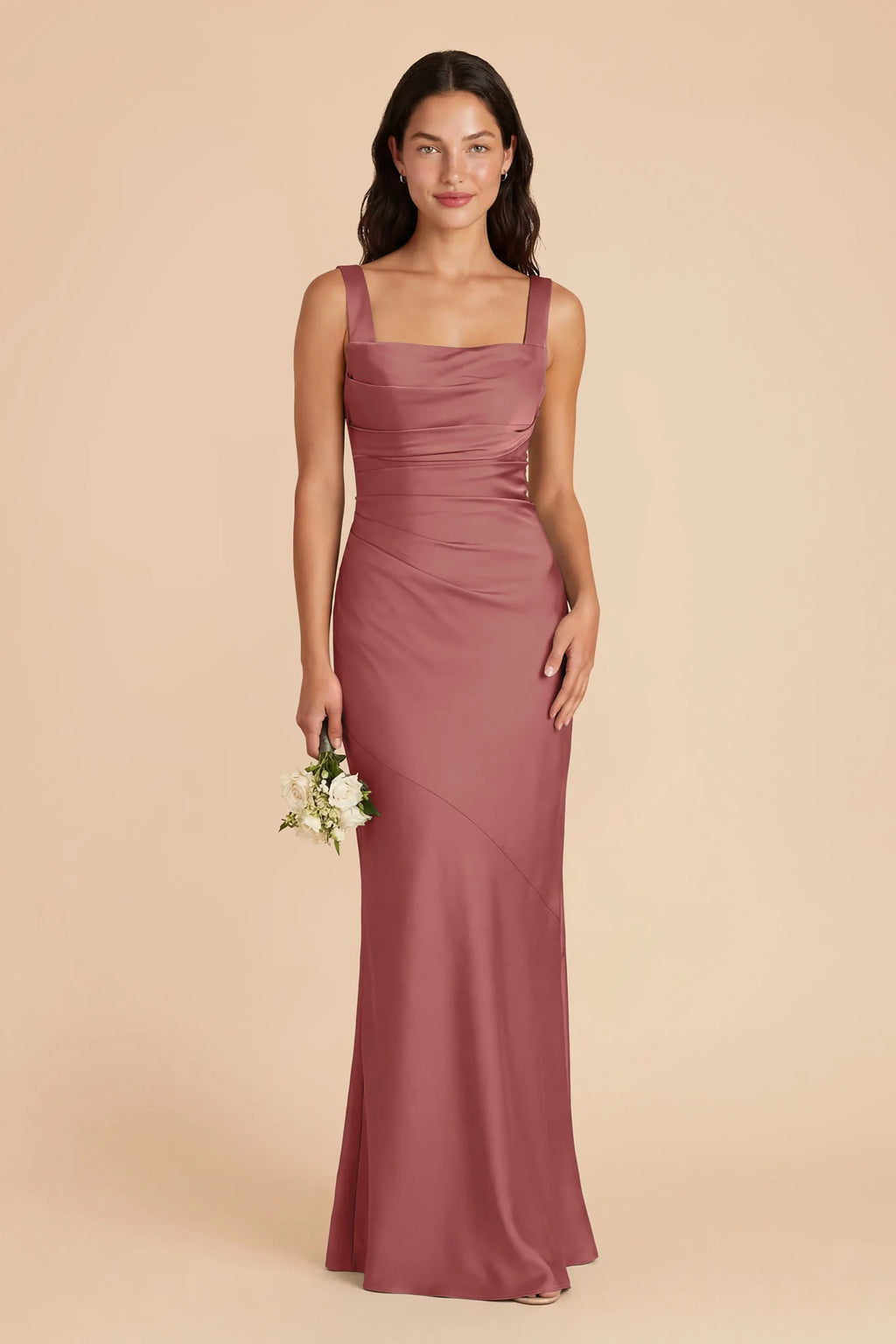 Colette Wild Rose front view bridesmaid dress