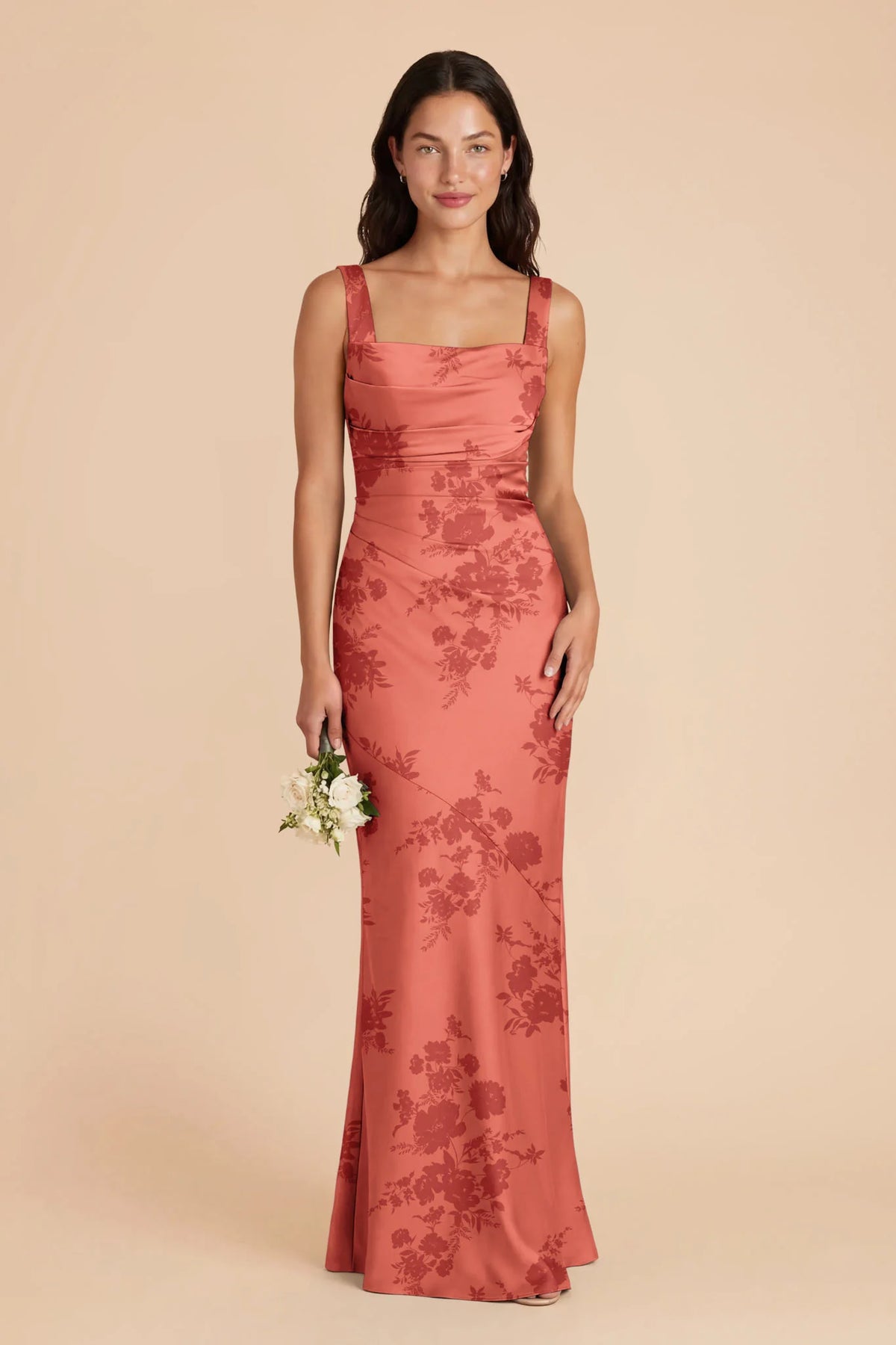 Colette Wild Rose Whimsical Blooms front view bridesmaid dress