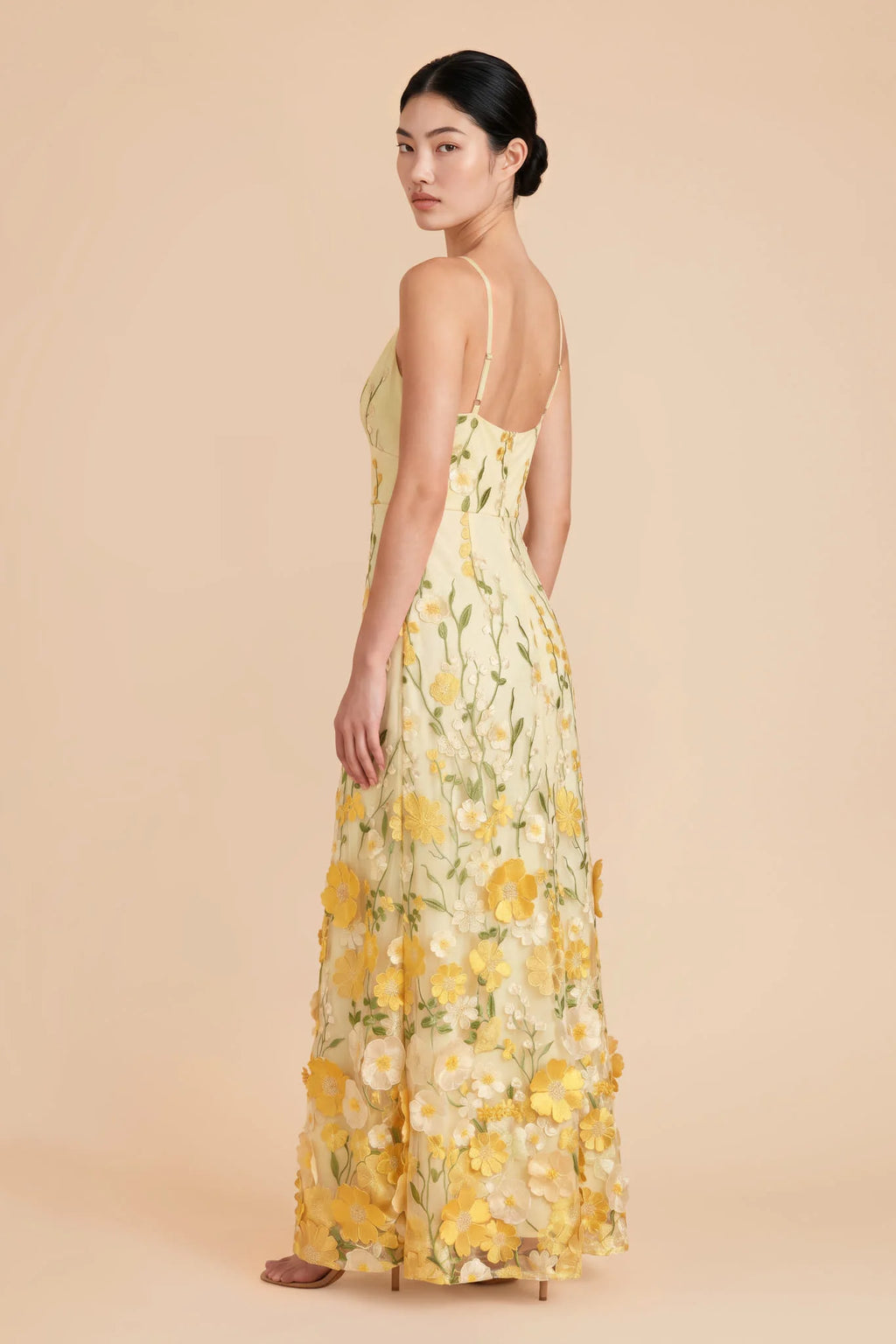 Aurelia Yellow Multi alternate view 2 bridesmaid dress