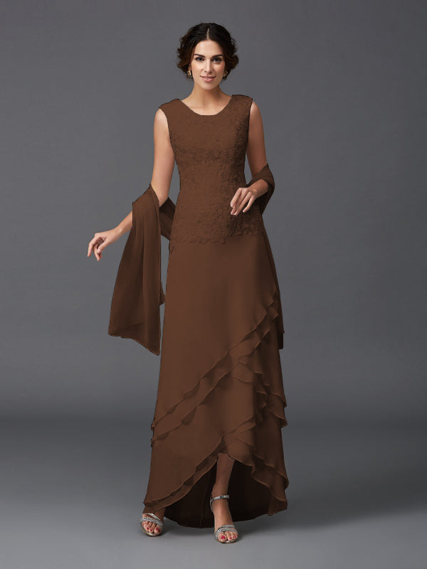 Hazel Marie Brown front view mother of the bride dress