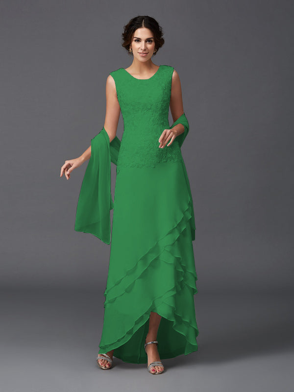 Hazel Marie Emerald front view mother of the bride dress
