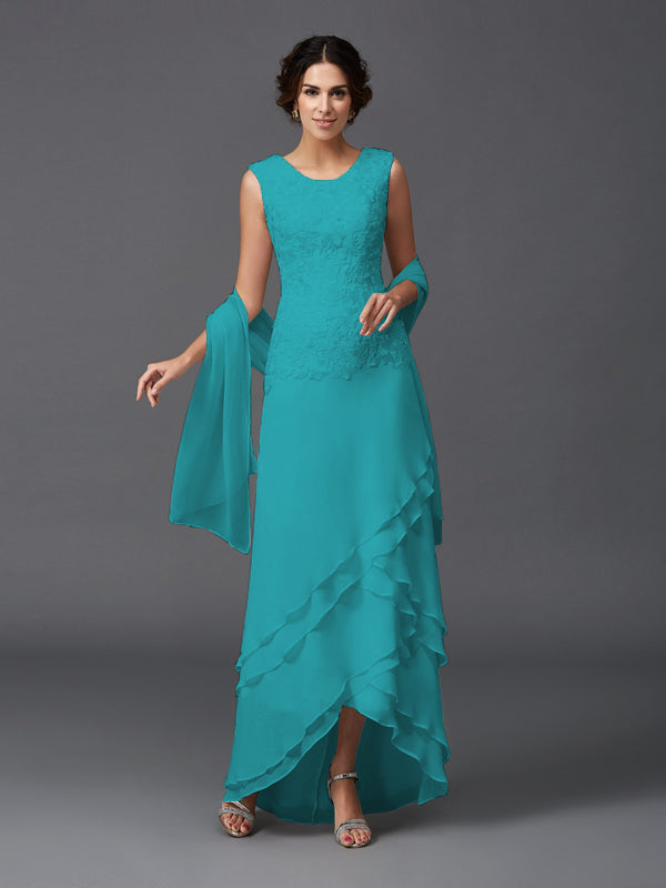 Hazel Marie Jade front view mother of the bride dress