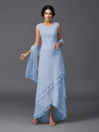 Hazel Marie Lavender front view mother of the bride dress