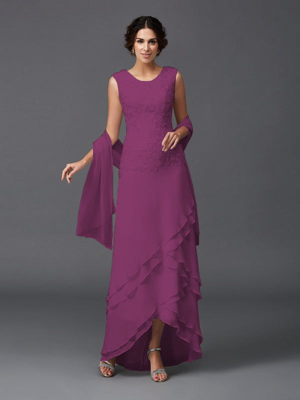 Hazel Marie Orchid front view mother of the bride dress