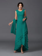 Hazel Marie Peacock front view mother of the bride dress