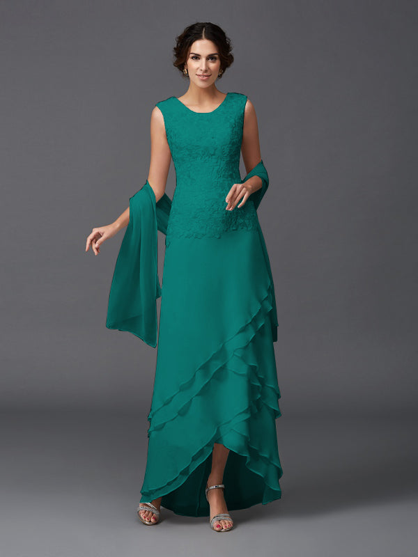 Hazel Marie Peacock front view mother of the bride dress
