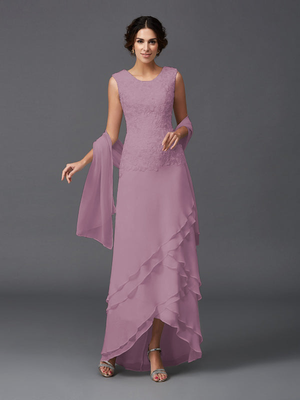 Hazel Marie Wisteria front view mother of the bride dress