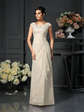 Ivy Elise Pearl Pink front view mother of the bride dress