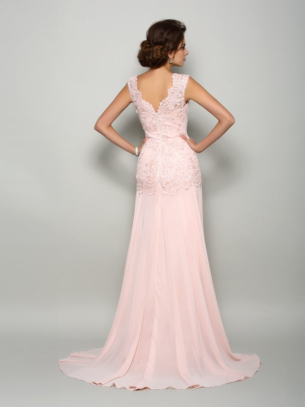 Helena Pearl Pearl Pink back view mother of the bride dress