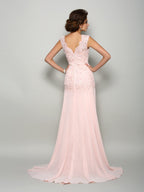 Helena Pearl Pearl Pink back view mother of the bride dress
