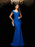 Natalie Rose Navy Blue front view mother of the bride dress