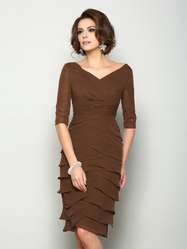 Violet Mae Brown front view mother of the bride dress
